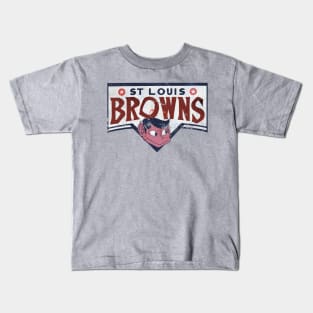 Defunct St Louis Browns Baseball Team Kids T-Shirt